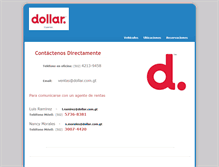 Tablet Screenshot of dollar.com.gt